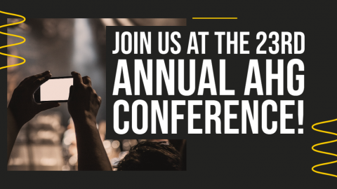 Join us at the 23rd Annual AHG Conference!