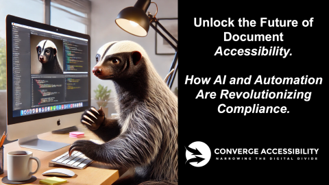Unlock the future of document accessibility. How AI and automation are revolutionizing compliance.
